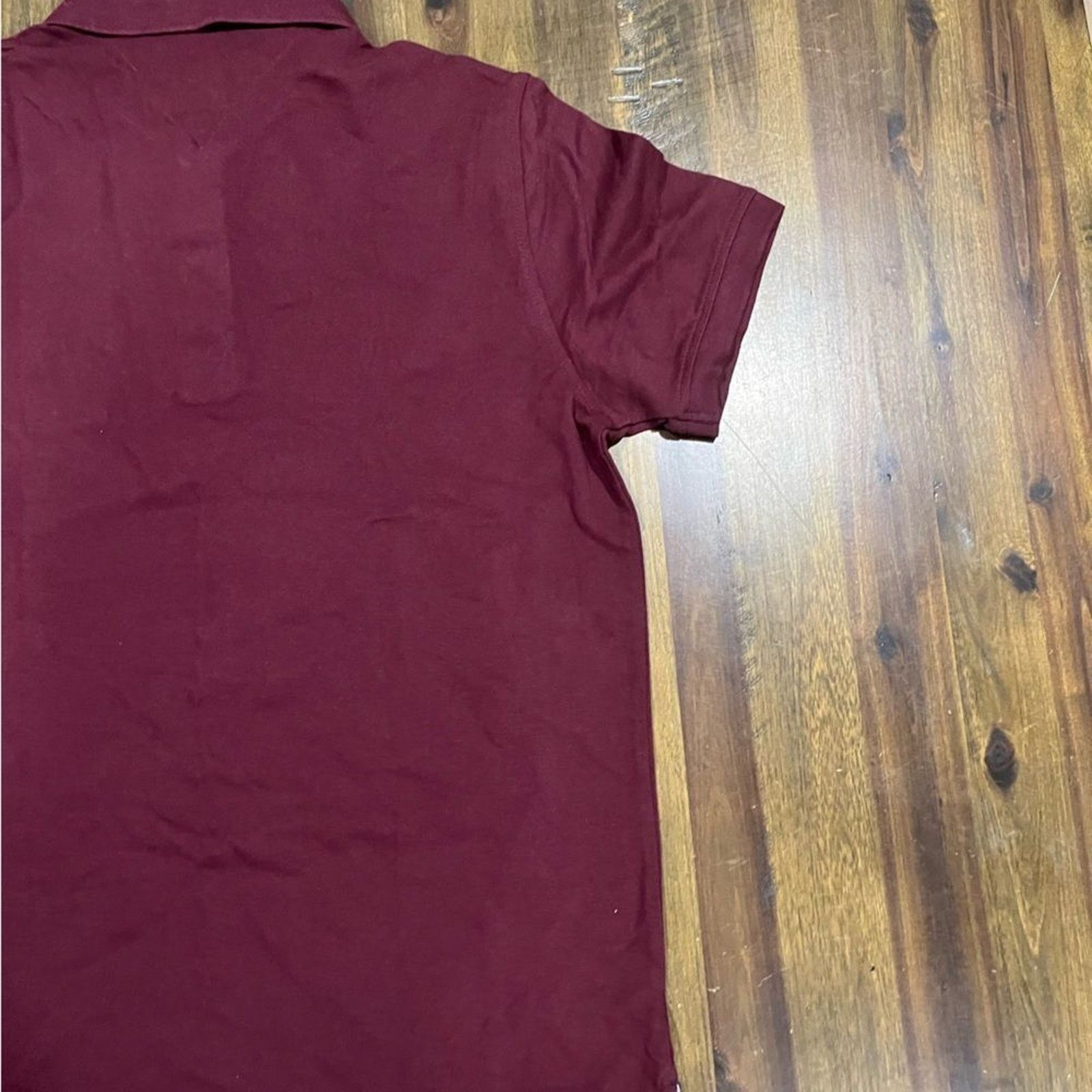 Tommy Hilfiger Tommy Hilfiger Men's Slim Fit Polo Maroon Red Size L Size US L / EU 52-54 / 3 - 5 Thumbnail