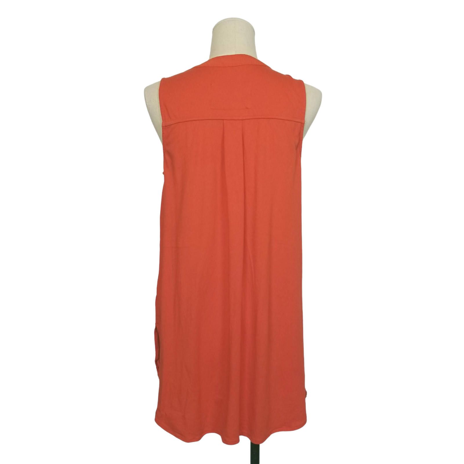 Anthropologie Anthropologie Maeve Colonsay Tank Top Blouse Orange Medium Size M / US 6-8 / IT 42-44 - 4 Thumbnail