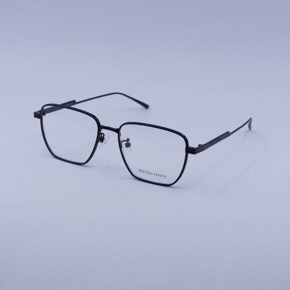 Bottega Veneta Bottega Veneta BV1015O 001 Eyeglasses Black 52mm Square Size ONE SIZE - 6 Thumbnail