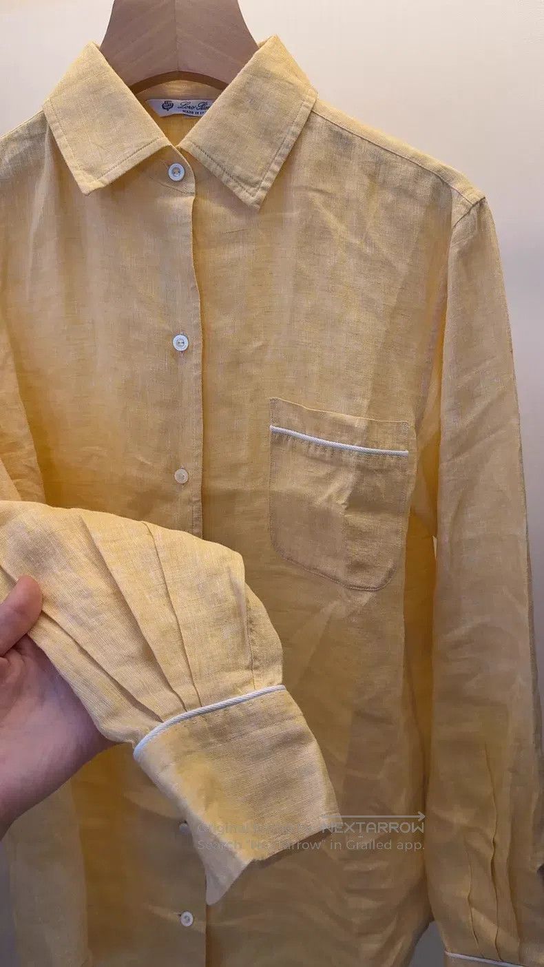 Loro Piana Loro Piana 100% linen shirt Size XS / US 0-2 / IT 36-38 - 3 Thumbnail