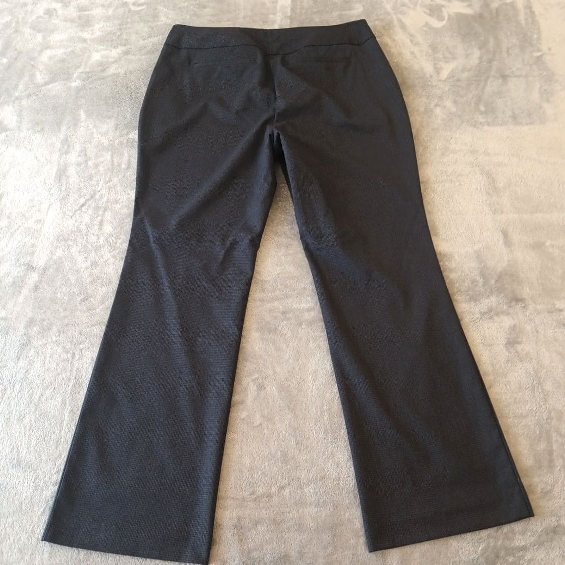 Ann Taylor Ann Taylor Petite Dress Pants Womens Size 12P Micro Check Blue Black Size 34" / US 12 / IT 48 - 2 Thumbnail