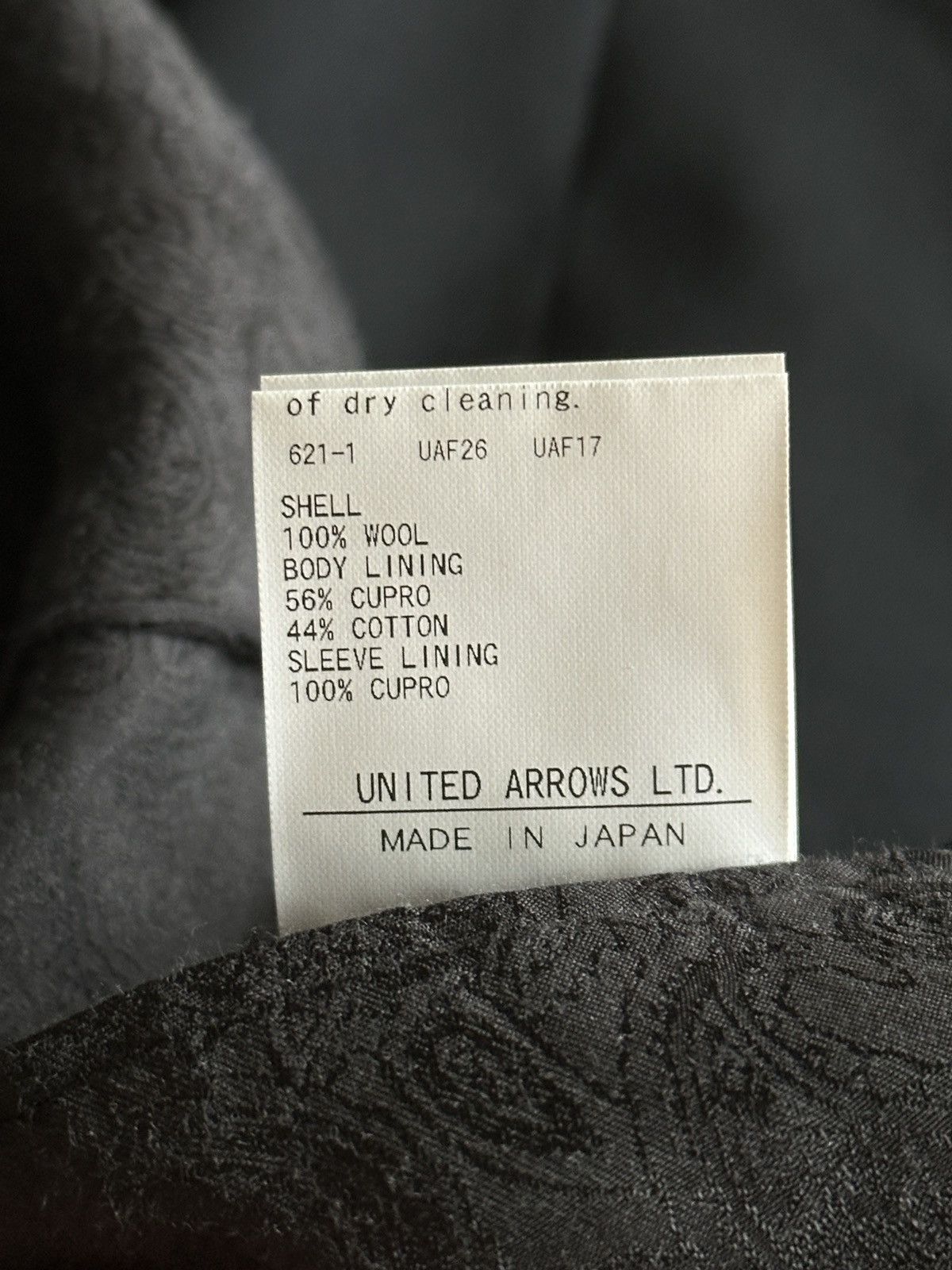 Undercover × United Arrows United Arrows x MIYAGIHIDETAKA Suit Jacket Size 36R - 8 Thumbnail