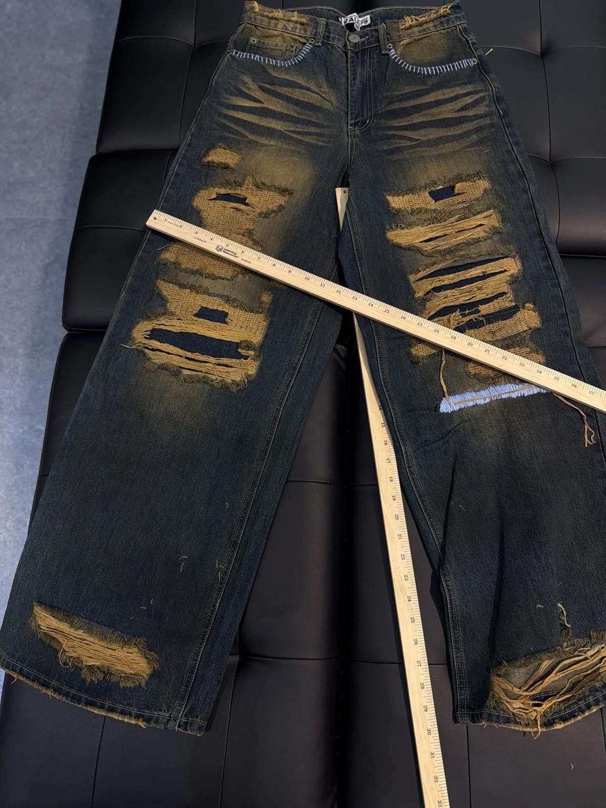 Vale Valley Baggy Denim BlueJeans Size 30 (NEW) Authentic Pants Size US 30 / EU 46 - 8 Thumbnail