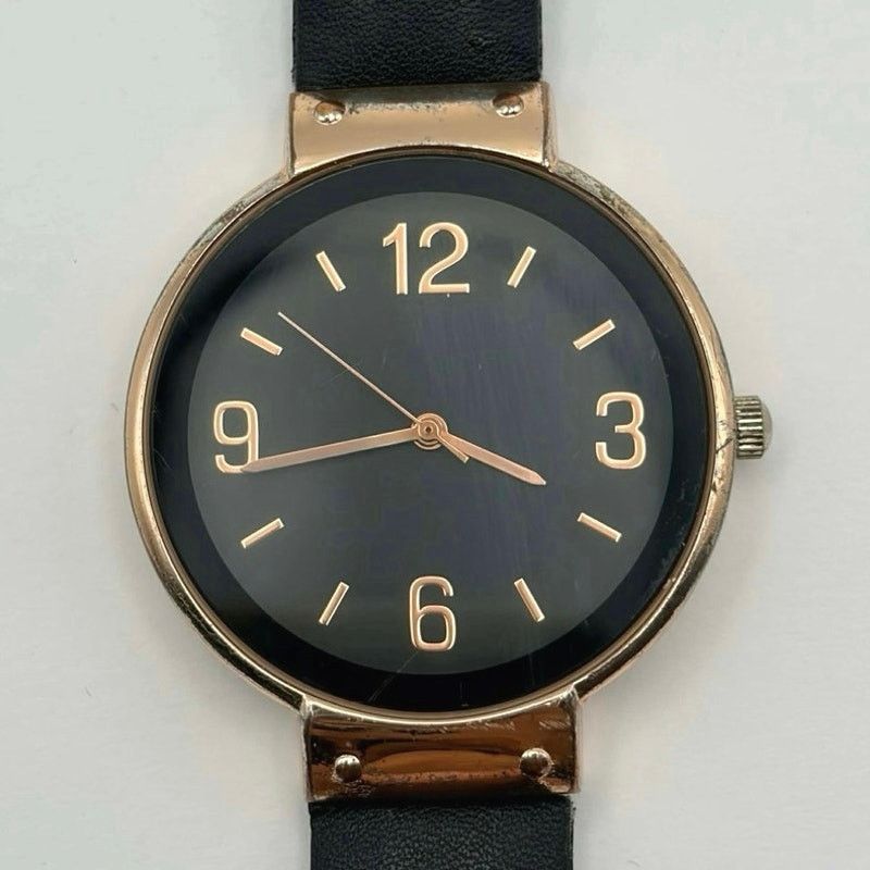 Other Rose Gold & Black Classic Watch Size ONE SIZE - 3 Thumbnail