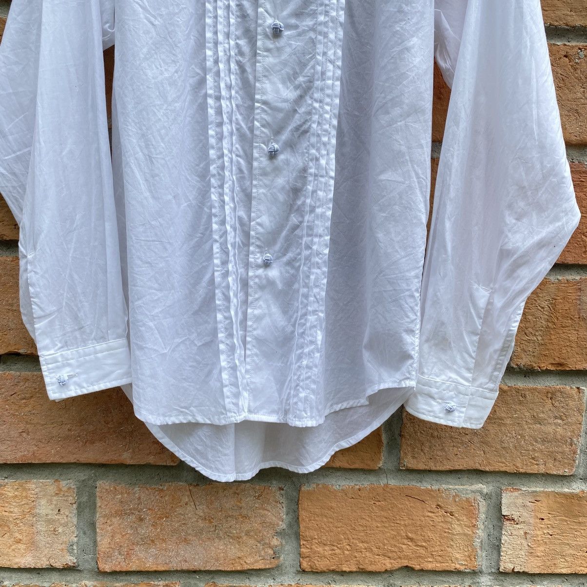 Zucca Zucca White Fitted Button-Up Shirt Size XS / US 0-2 / IT 36-38 - 9 Thumbnail