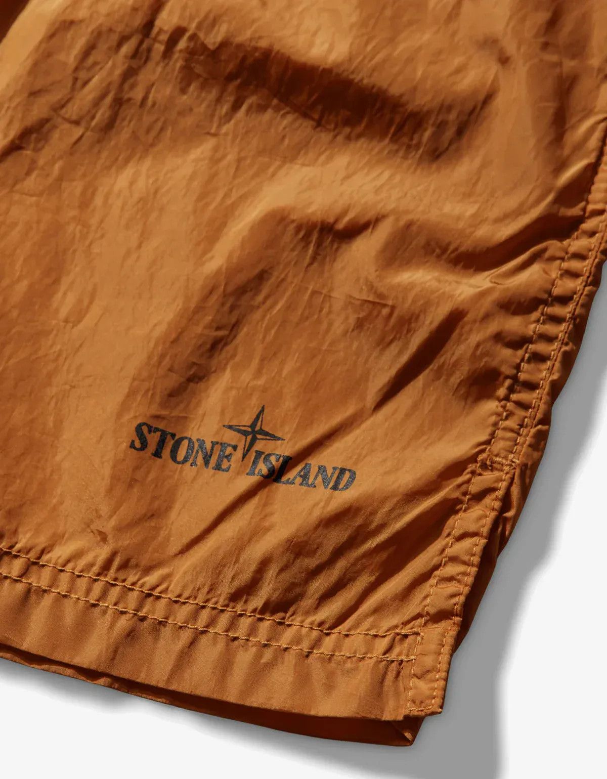 Stone Island Stone Island Orange Nylon Metal Swim Shorts Size US 34 / EU 50 - 3 Thumbnail