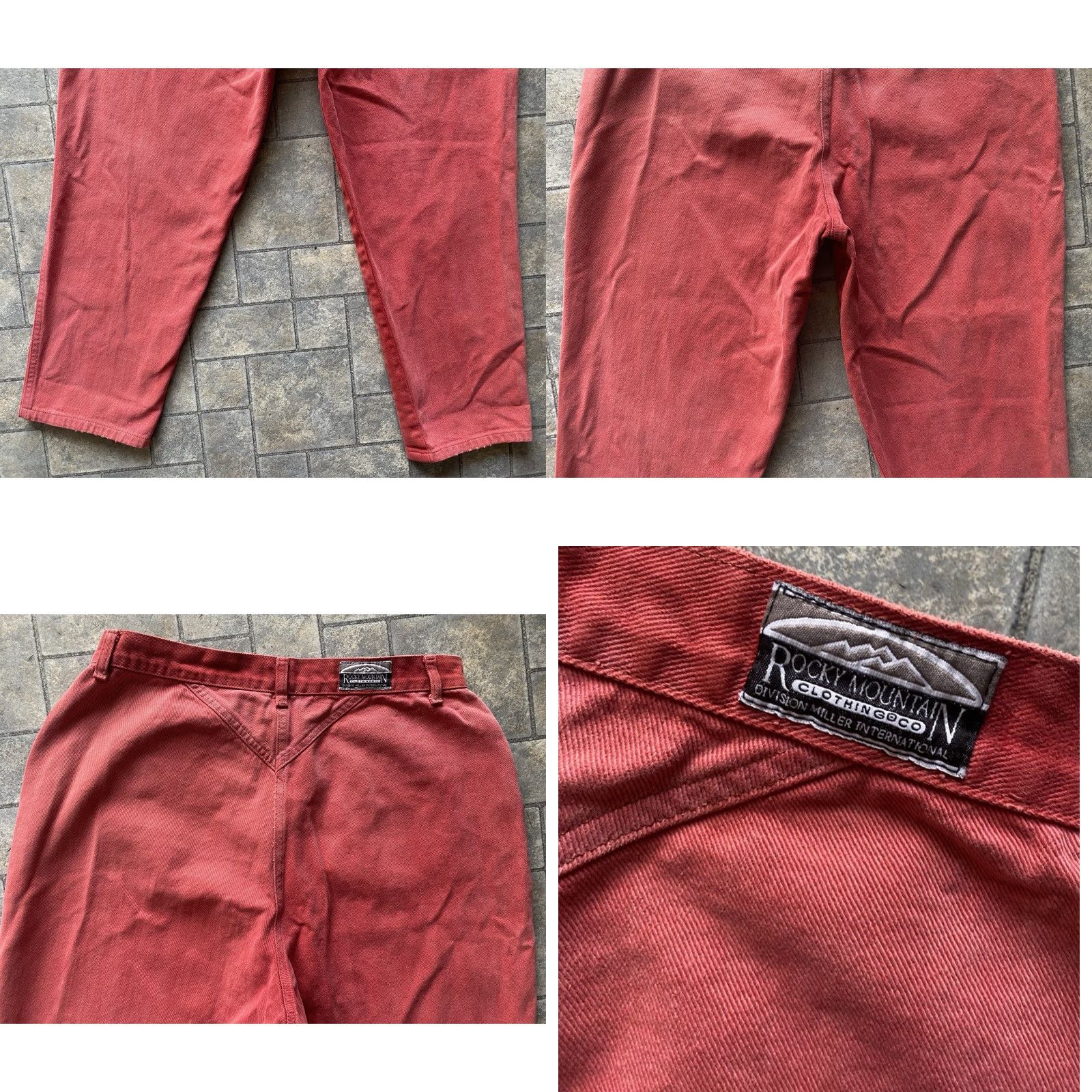 Vintage VINTAGE Rockies Jeans Women 17/18 Red/Orange Western 90s Cowboys Southwestern Mens? Girls? Wait end. Size 38" / US 16 / IT 52 - 10 Thumbnail