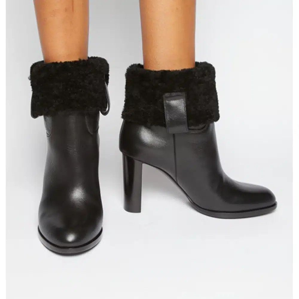 Tom Ford o1loc1c0325 W2744T Hi Heel Ankle Boots in Black Size US 10.5 / IT 40.5 - 1 Preview