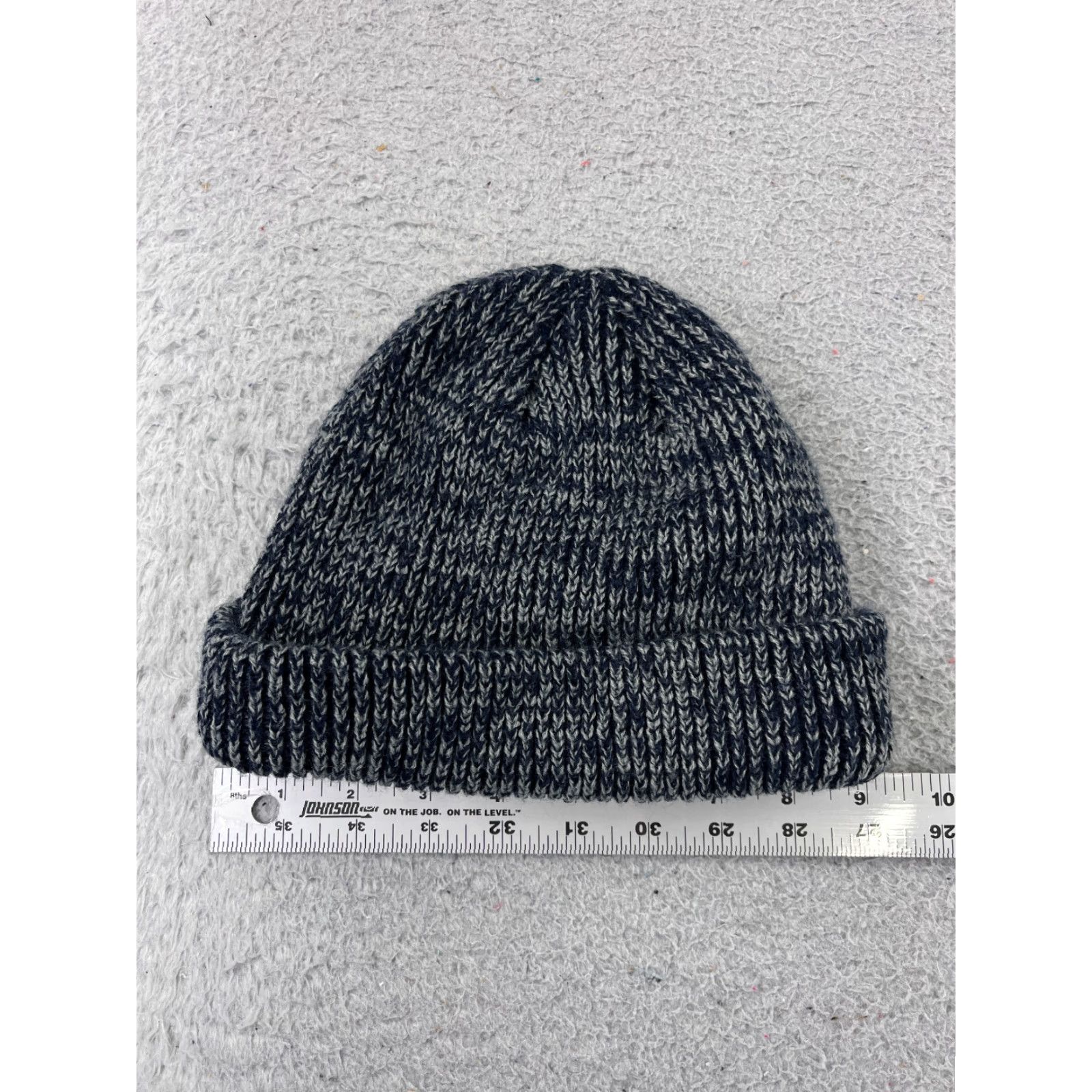 Vintage North Star Beanie Toque Adult One Size Blue White Knit Embroidered 100% Acrylic Size ONE SIZE - 3 Thumbnail