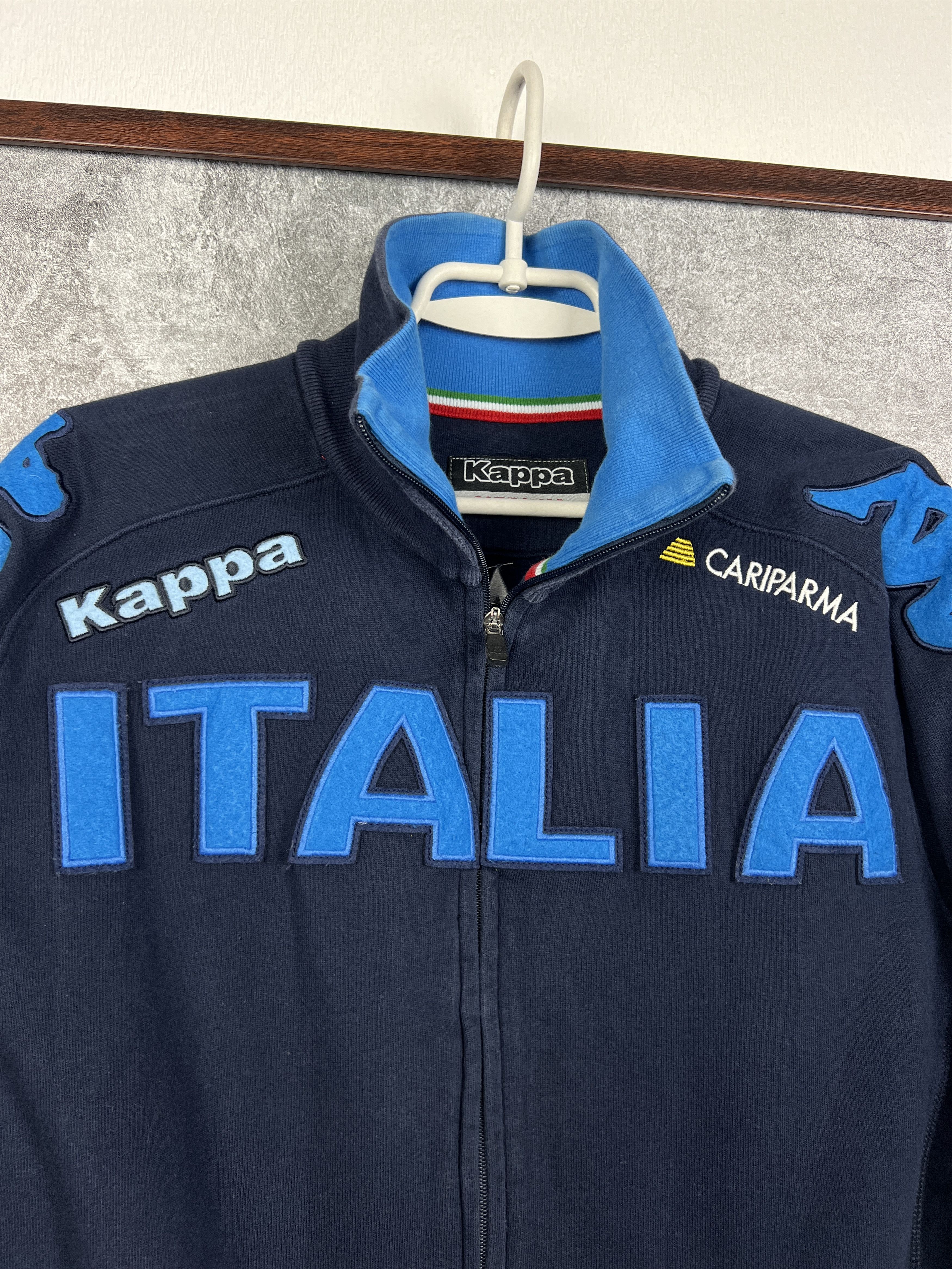 Kappa Vintage Italy Rugby Union Jacket Track Top National Rare Size US M / EU 48-50 / 2 - 3 Thumbnail