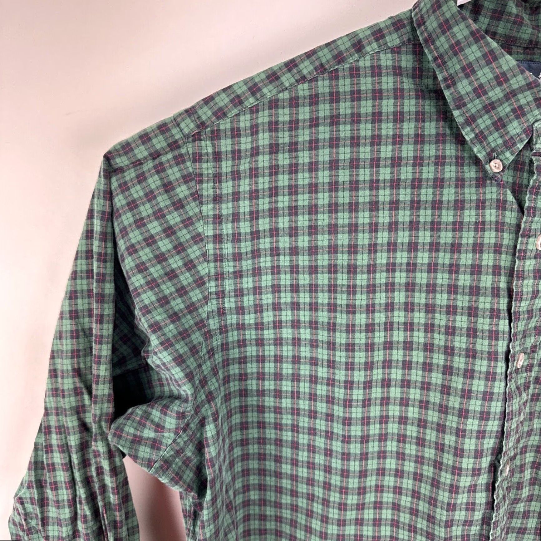 Polo Ralph Lauren VINTAGE Polo Ralph Lauren Mens Classic Fit Shirt XL Plaid Long Sleeve Button-Up Size US XL / EU 56 / 4 - 4 Thumbnail