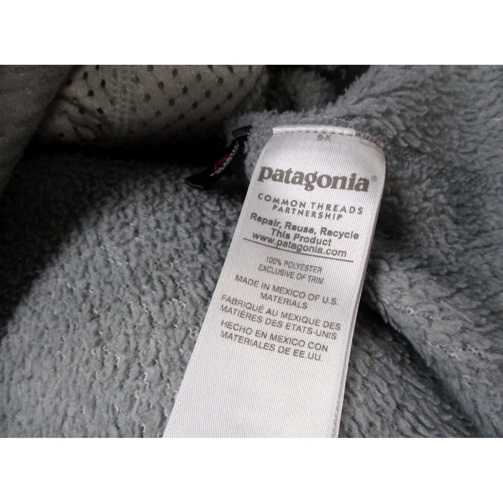 Patagonia Patagonia Womens Jacket Gray Snap T Fleece Fuzzy Sweater Outdoors Camping Size XS / US 0-2 / IT 36-38 - 7 Thumbnail