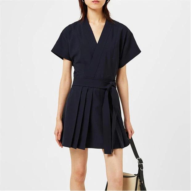 Kenzo o1g2r1mq1024 Mini Dresses in Midnight Blue Size M / US 6-8 / IT 42-44 - 3 Thumbnail