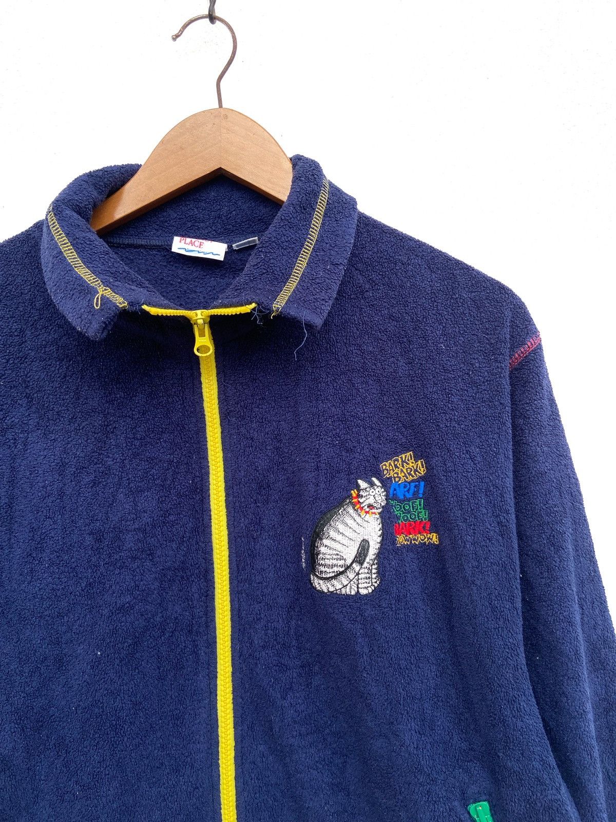 American Apparel 🔥 Vintage 90s Vintage Bkliban sweater zipper fleece Size US L / EU 52-54 / 3 - 1 Thumbnail