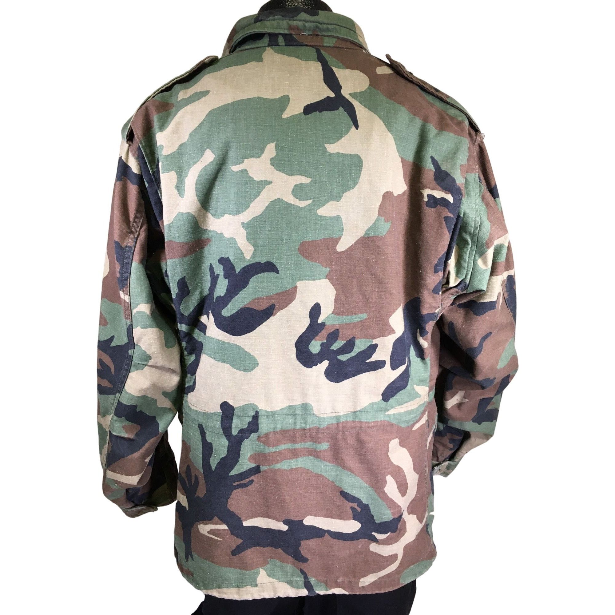 Other Vtg USA Military CAMOUFLAGE Combat Field Coat Army Jacket Size US XL / EU 56 / 4 - 2 Thumbnail