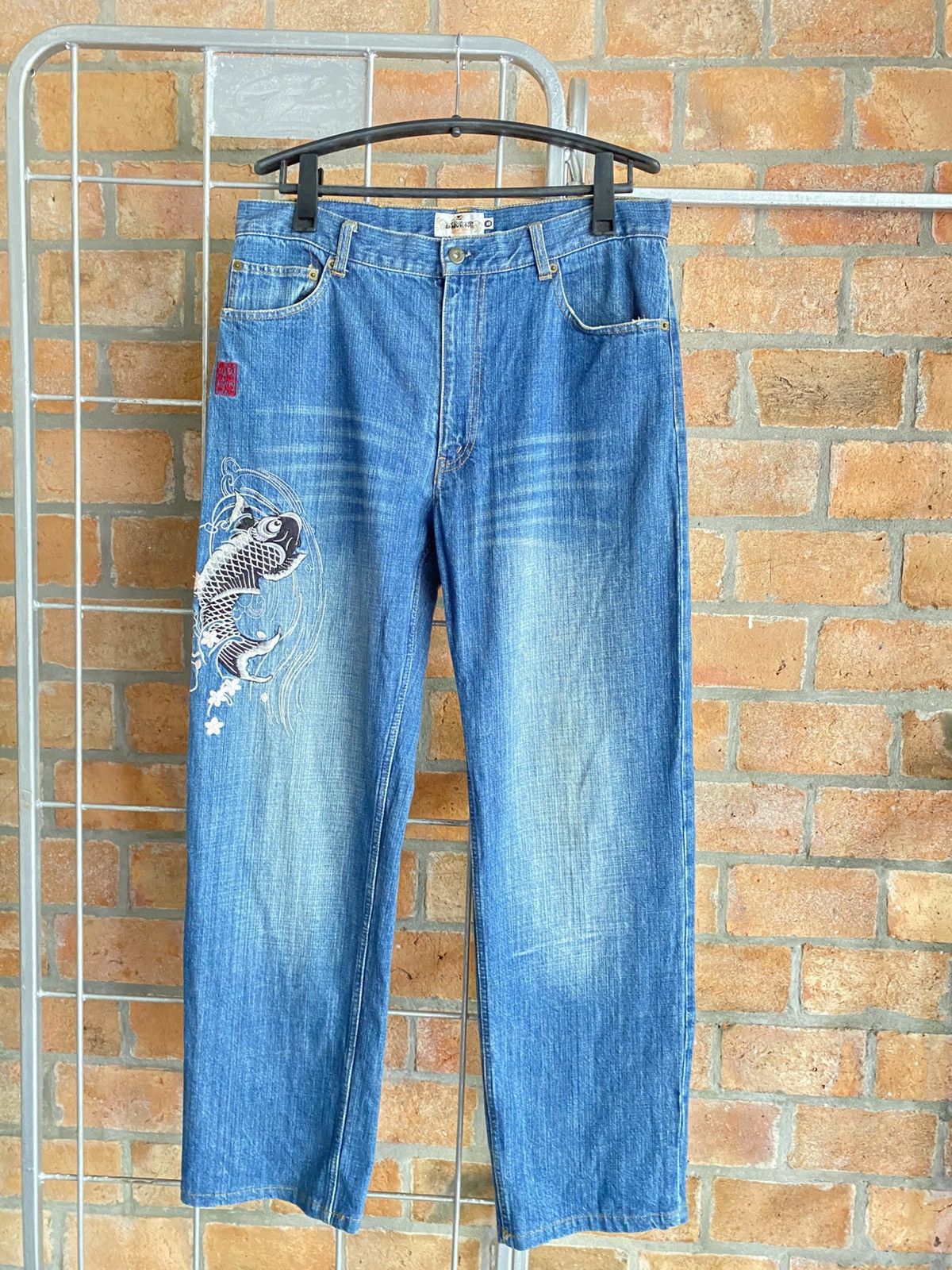 Japanese Brand Karakuri Tamashii Jeans Size US 35 - 2 Thumbnail