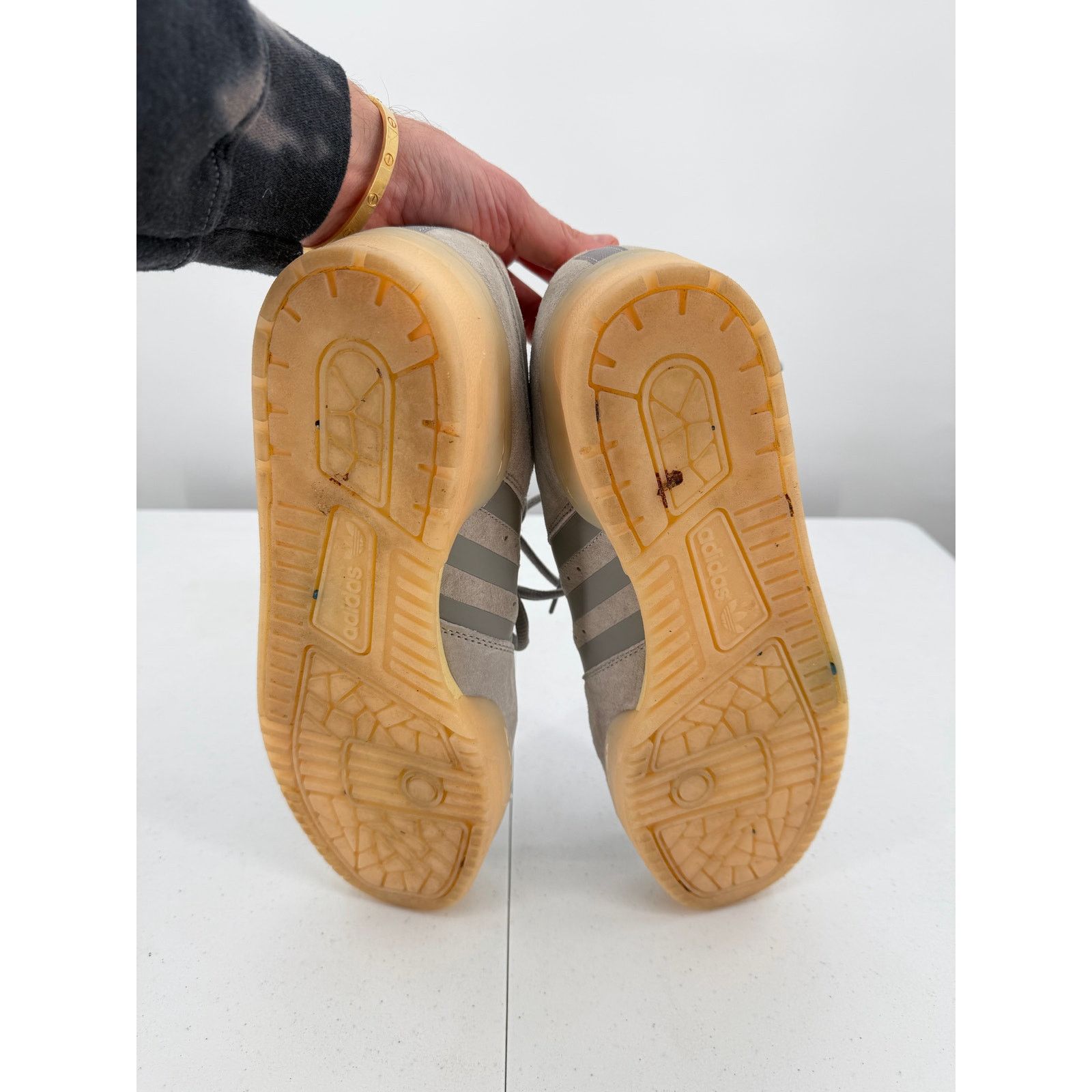 Adidas Adidas Rivalry Low 86 Sesame Gray Gum Bottom Sneakers 10 Size US 10 / EU 43 - 7 Thumbnail