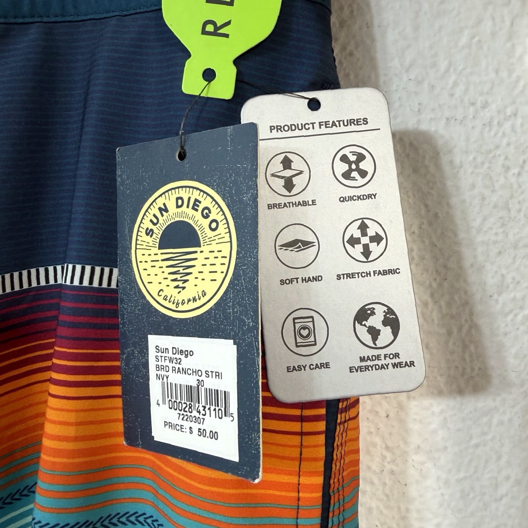 Vintage Sun Diego Board Shorts Mens sz 30 Surf Shorts Beach Blue Sun Diego Board Shorts Mens 30 Beach Blue Shorts Surf Trunks Size US 30 / EU 46 - 6 Thumbnail