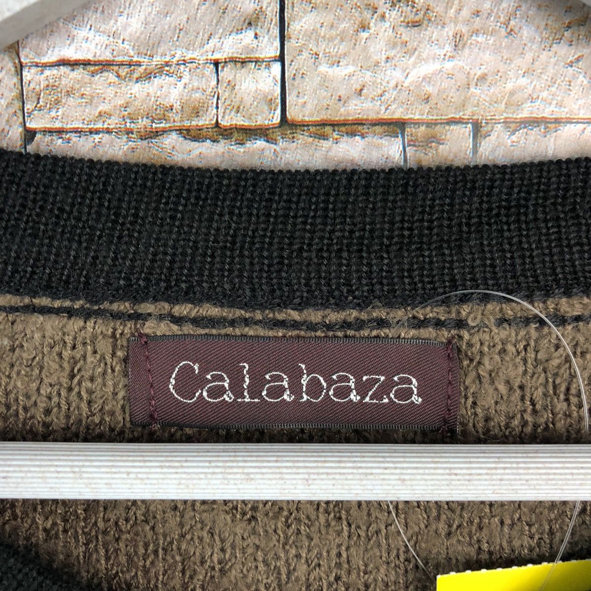 Homespun Knitwear × Japanese Brand Calabaza Brown Patterned Cardigans knitwear #A1230 Size M / US 6-8 / IT 42-44 - 9 Thumbnail