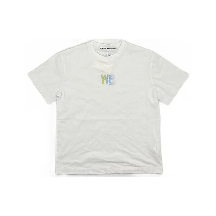 Alexander Wang Alexander Wang Casual Fashion Plain Short Sleeve T-Shirt 0079 Size S / US 4 / IT 40 - 1 Thumbnail