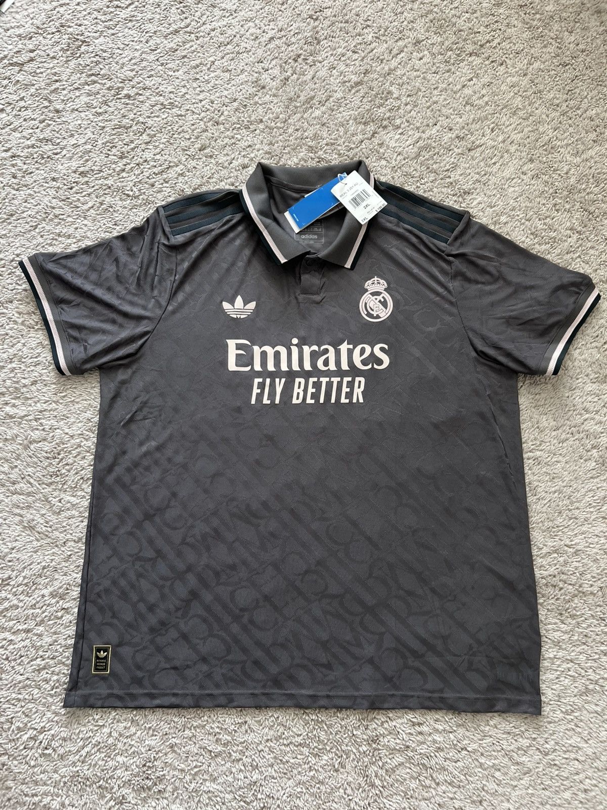 Adidas Adidas Real Madrid Authentic Third Jersey 24/25 Size US XXL / EU 58 / 5 - 6 Thumbnail
