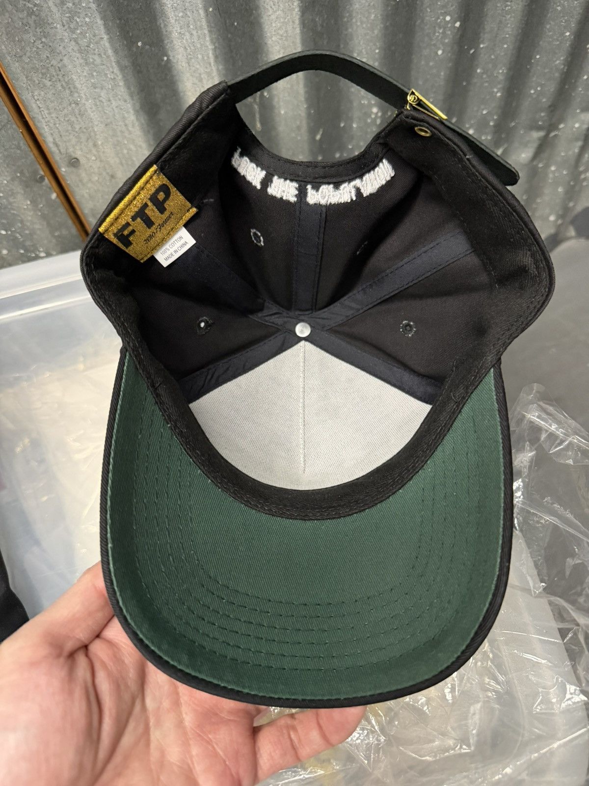 Fuck The Population FTP 10 Year Arch Logo Hat Black Size ONE SIZE - 3 Thumbnail