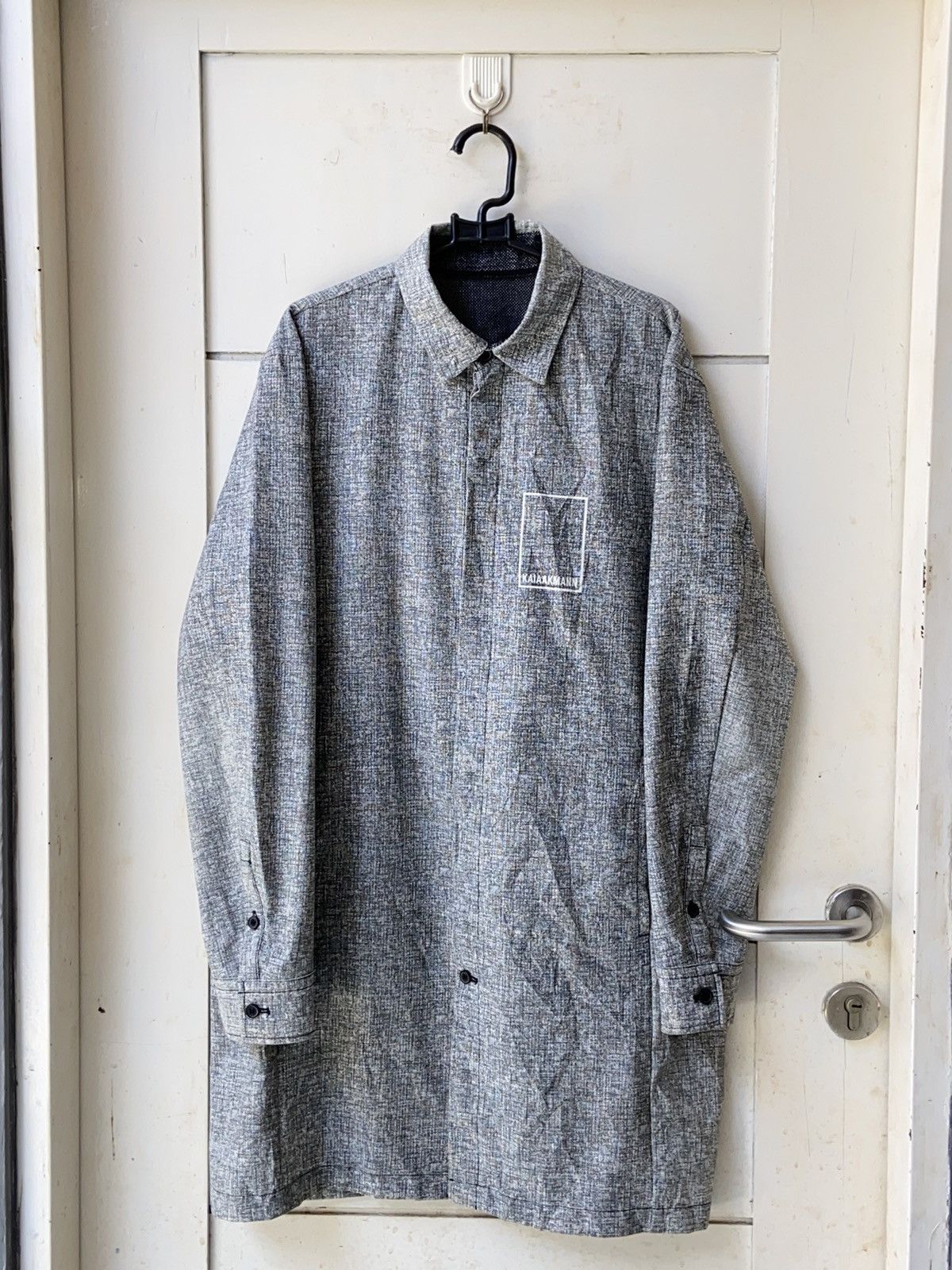 Designer × Japanese Brand × Kai Aakmann KAI AAKMANN Grey Long Shirt Size US XL / EU 56 / 4 - 1 Thumbnail