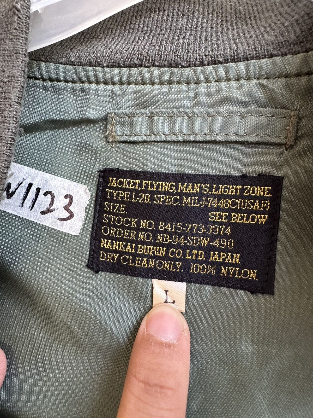 Japanese Brand Vintage Nankai Air Fighter Bomber Jacket Size US L / EU 52-54 / 3 - 10 Thumbnail