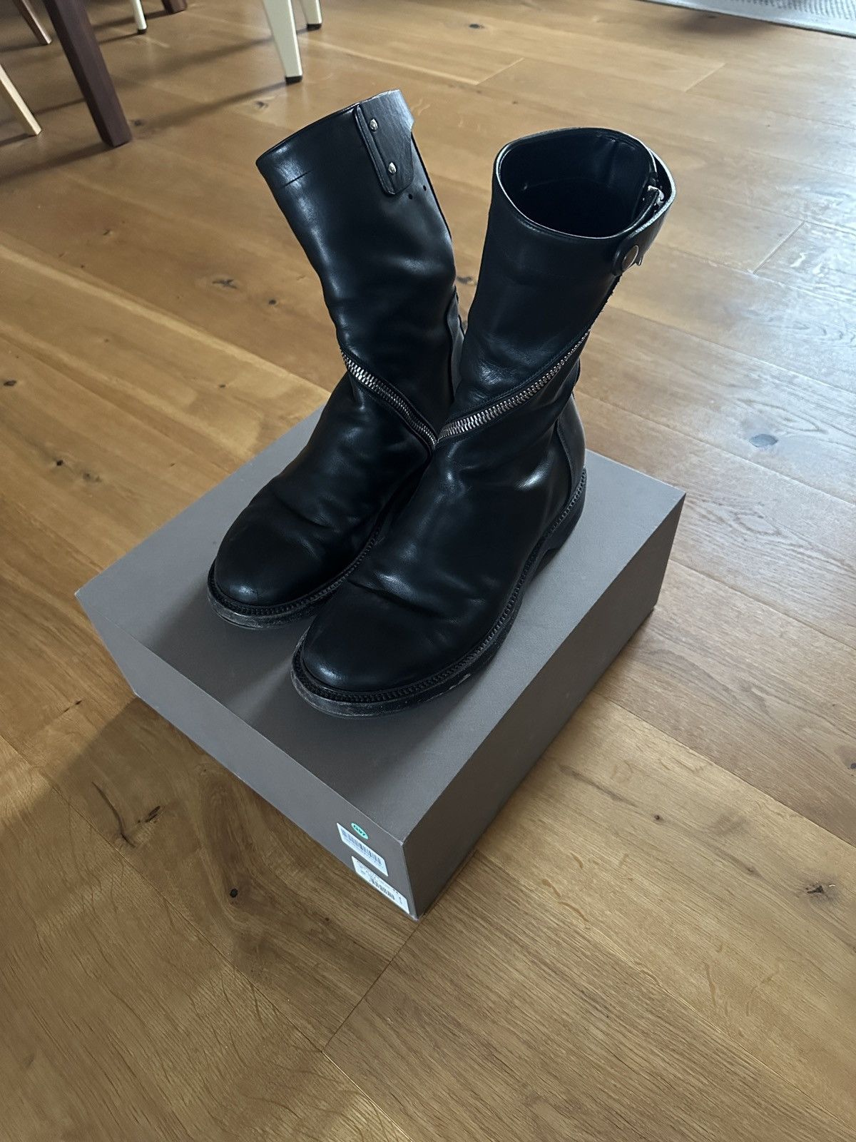 Rick Owens Rick Owens Spiral Limo Boots Size US 11 / EU 44 - 1 Thumbnail