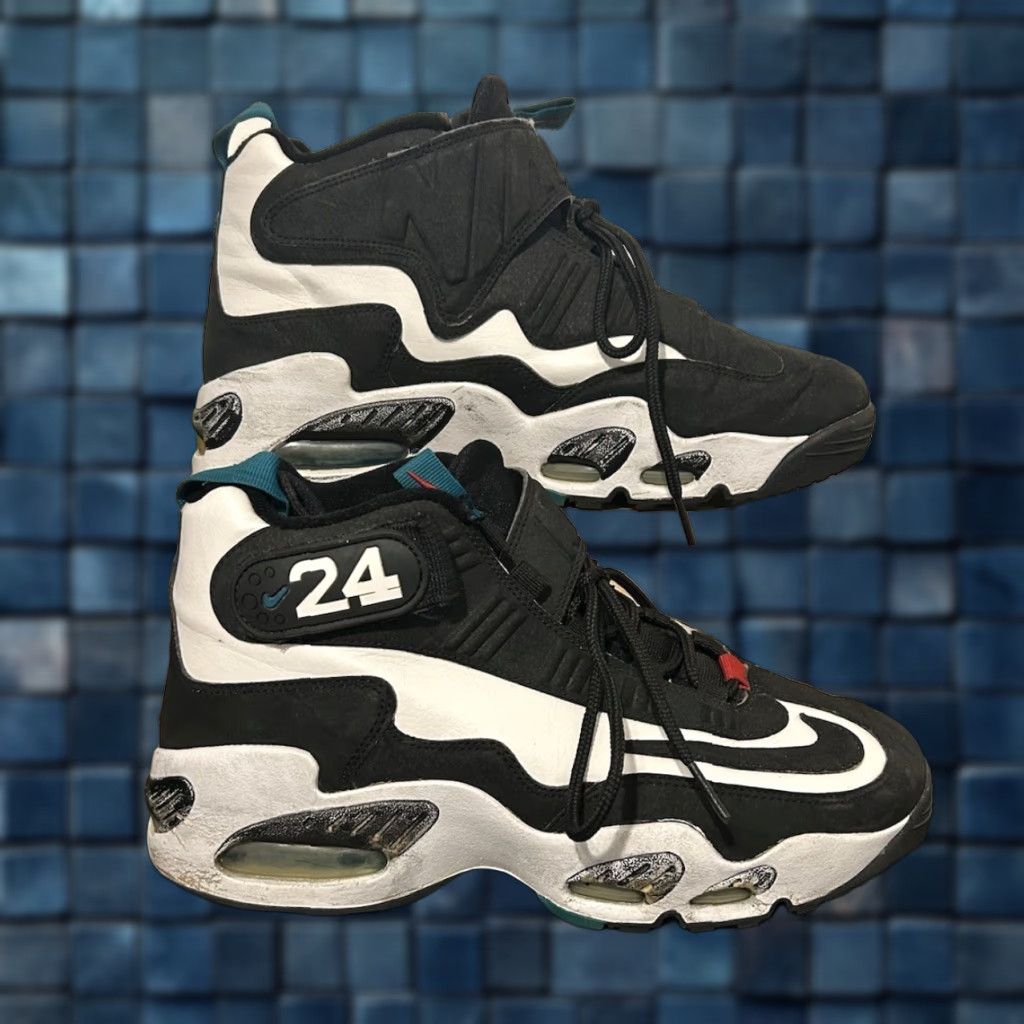 Nike Nike Air Griffey Max 1 HomeRun Derby 2012 Shoes Men Size 8 White/Black/Teal Size US 7 / EU 40 - 1 Thumbnail