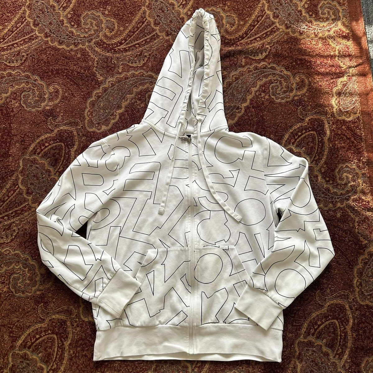 Michael Kors Michael Kors White Zip Up Sweater in Women’s Medium Size M / US 6-8 / IT 42-44 - 3 Thumbnail
