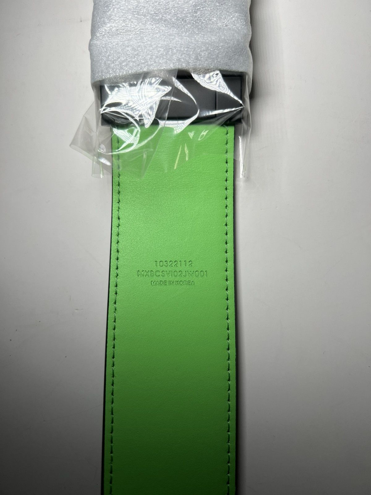 MCM MCM Reversible Belt Black/Neon Green. Black M Buckle New Size ONE SIZE - 5 Thumbnail