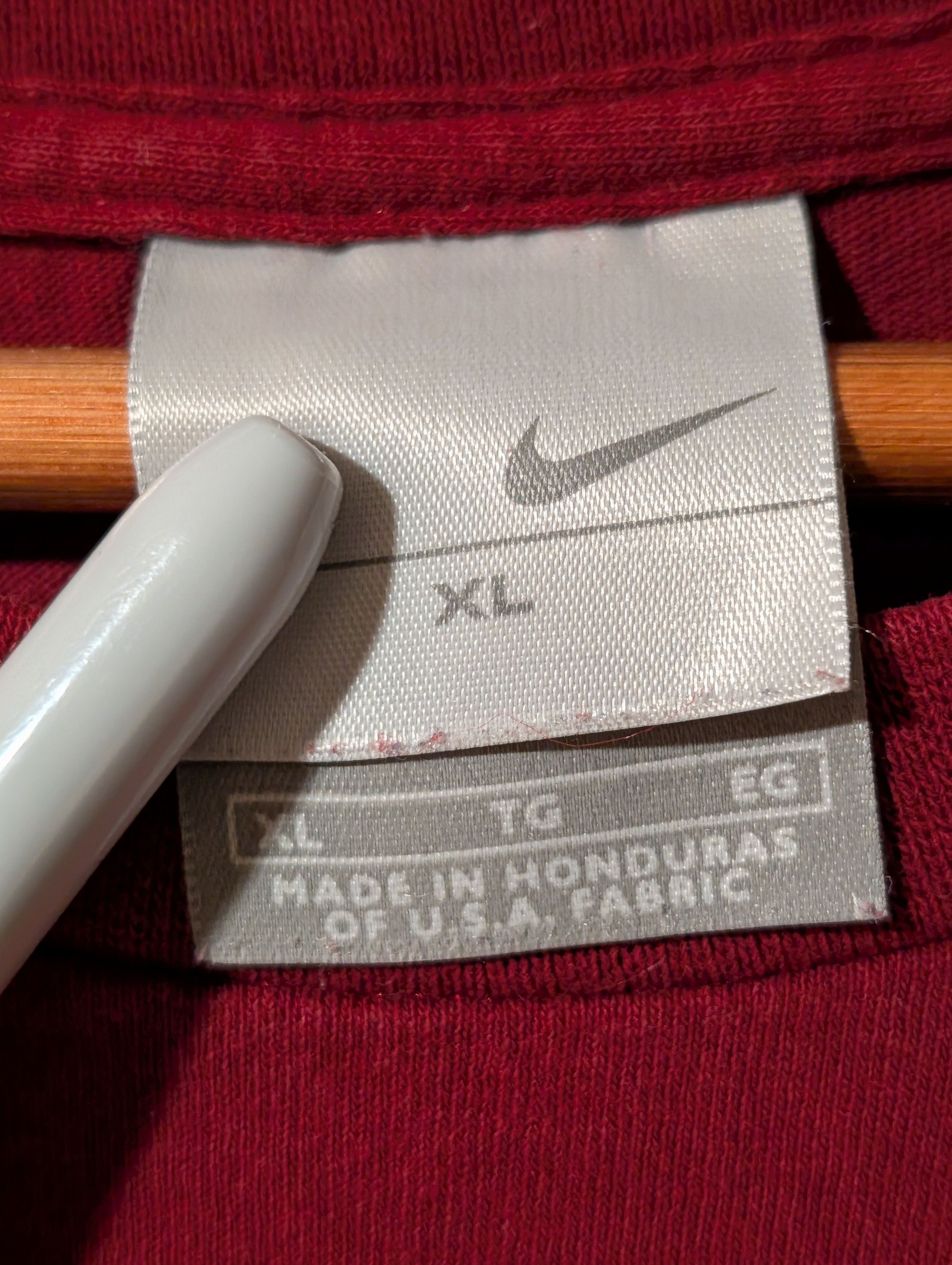 Nike Vintage Y2K Nike Spell Out College Arch Long-Sleeve T-Shirt Size US XL / EU 56 / 4 - 3 Thumbnail