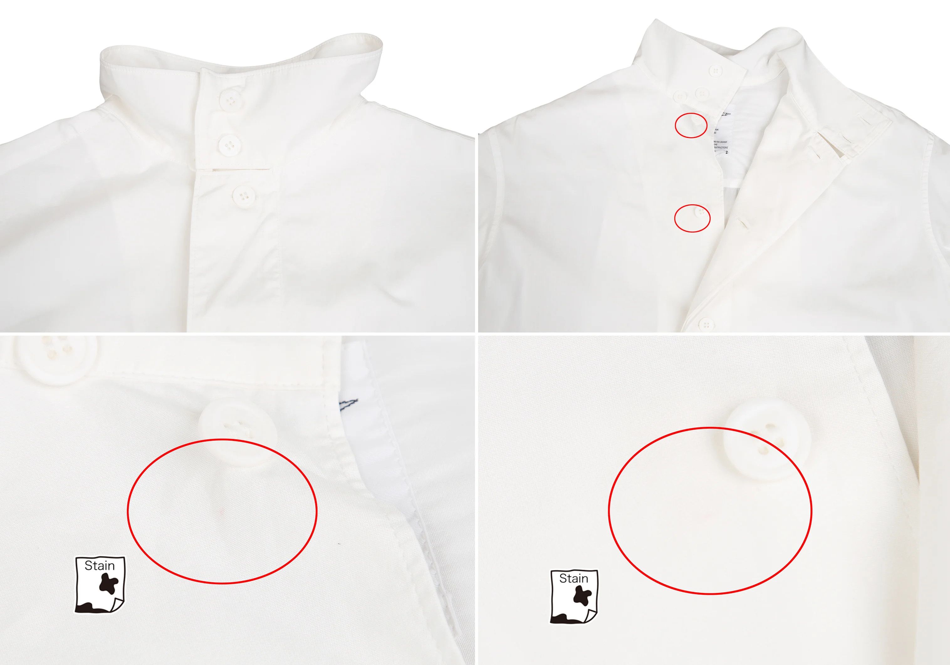 Yohji Yamamoto Yohji Yamamoto Layered Back Zip Shirt White Size US S / EU 44-46 / 1 - 5 Thumbnail