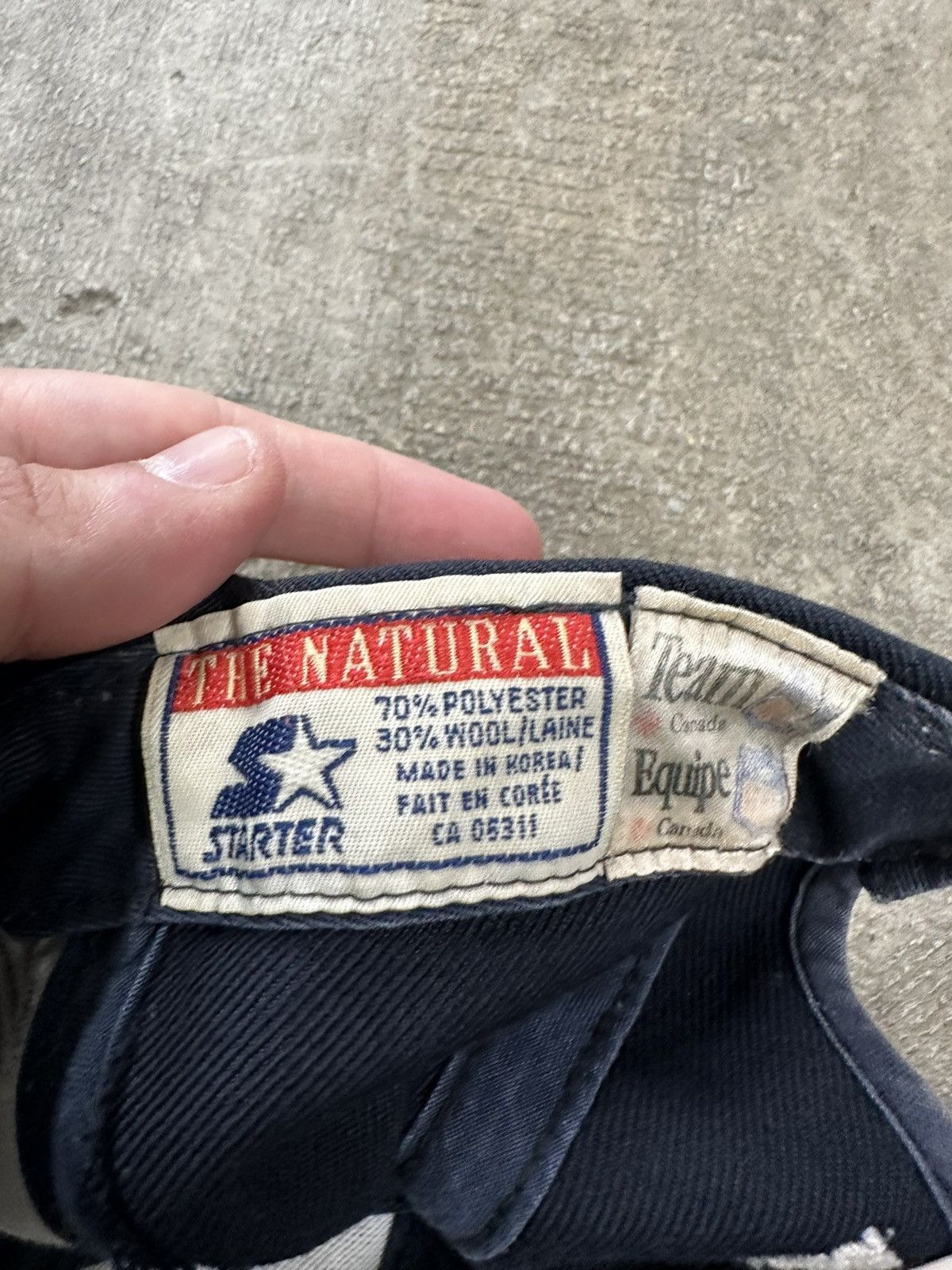 Starter Vintage 90s Starter The Natural Dallas Cowboys NFL Snapback Size ONE SIZE - 12 Thumbnail