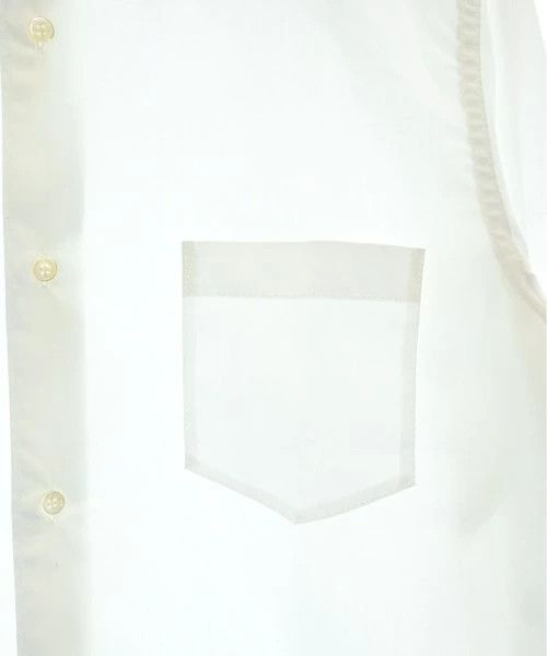 Comme des Garcons Homme Shirt Long Sleeve Chest Pocket Cotton Button Up White Size US S / EU 44-46 / 1 - 5 Thumbnail