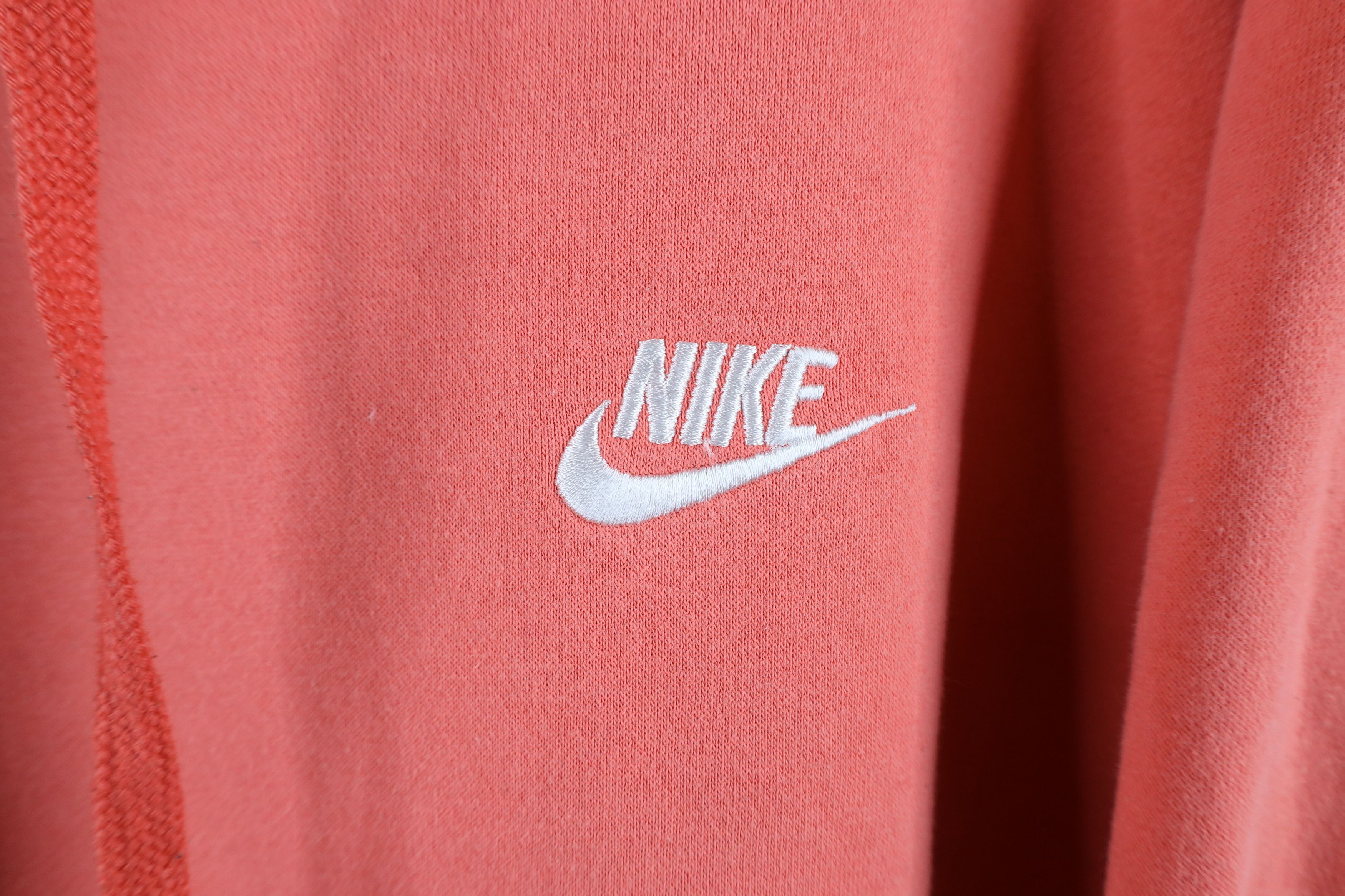 Nike × Vintage Vintage Y2K Nike Scott Mini Swoosh Hoodie Sweatshirt Pink Size US L / EU 52-54 / 3 - 4 Thumbnail
