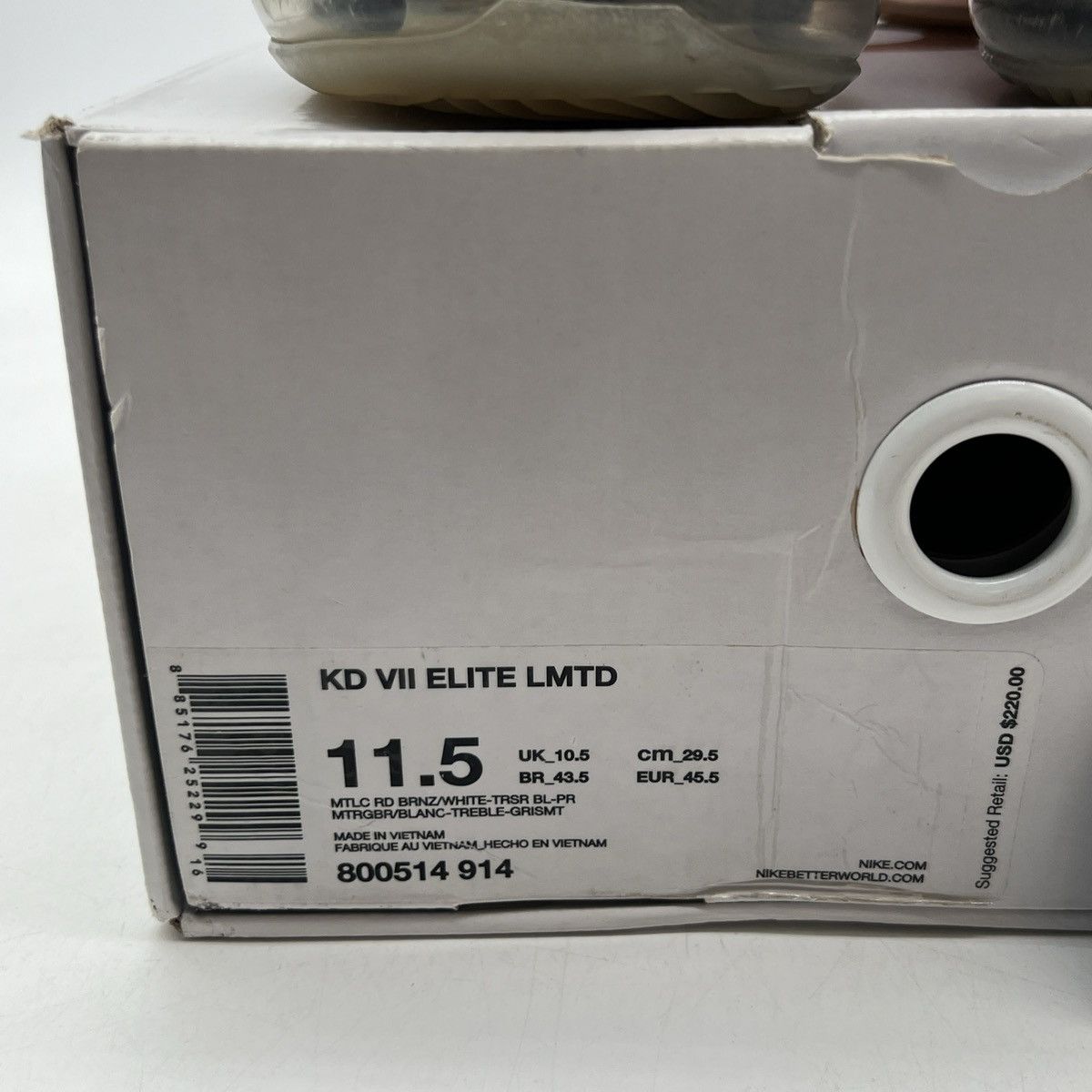 Nike Kd 7 elite eybl Size US 11.5 / EU 44-45 - 6 Thumbnail