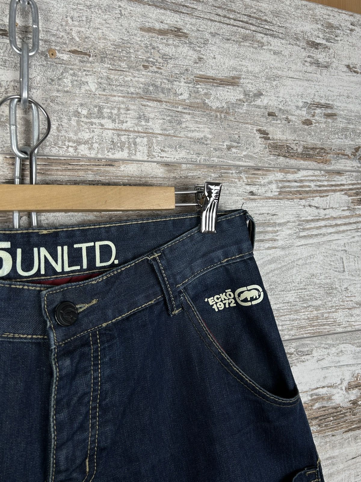 Ecko Unltd. × Vintage Mens Vintage Ecko Unltd. jeans y2k rare denim pants rap 90s Size US 32 / EU 48 - 6 Thumbnail