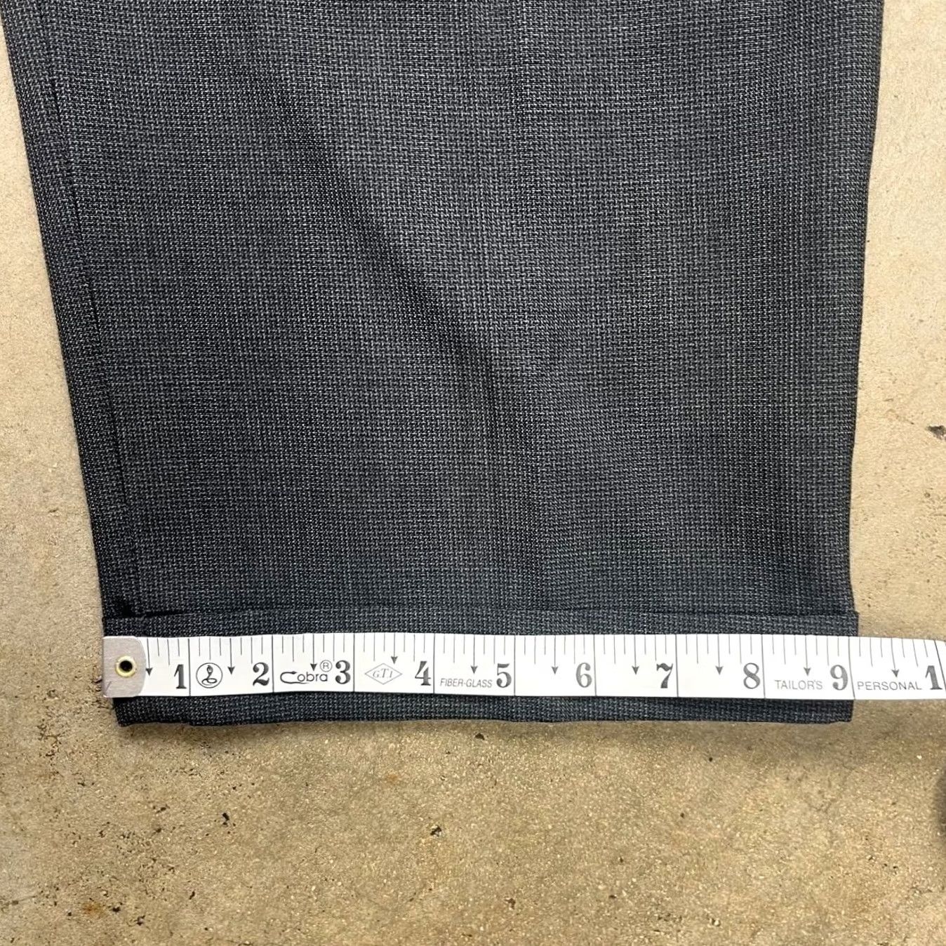 Vintage VINTAGE 80s Trousers Mens 32x29 Wool Blend Pleated Talon Zip Size US 32 / EU 48 - 7 Thumbnail