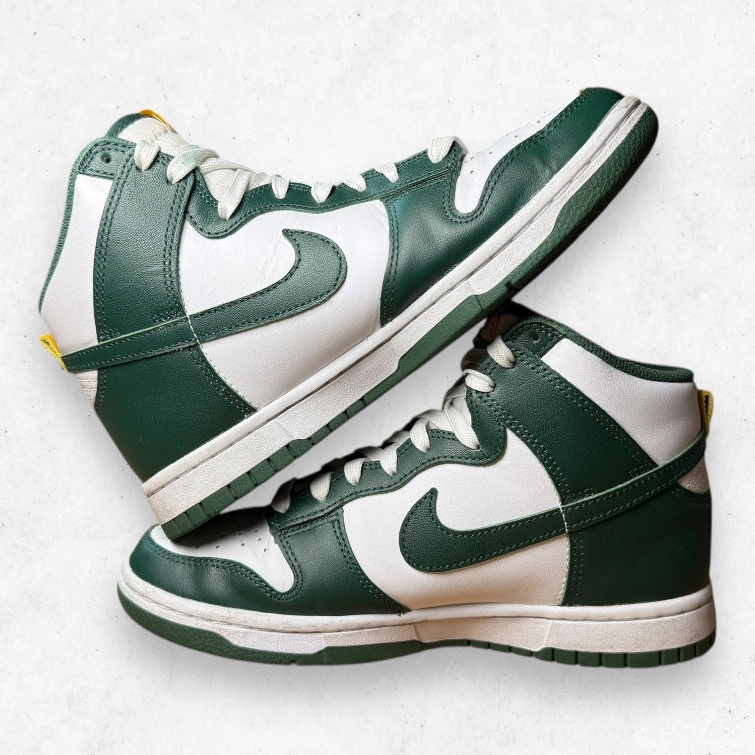 Nike Nike Dunk High Size 7 Australia Noble Green University Gold Size US 7 / EU 40 - 4 Thumbnail