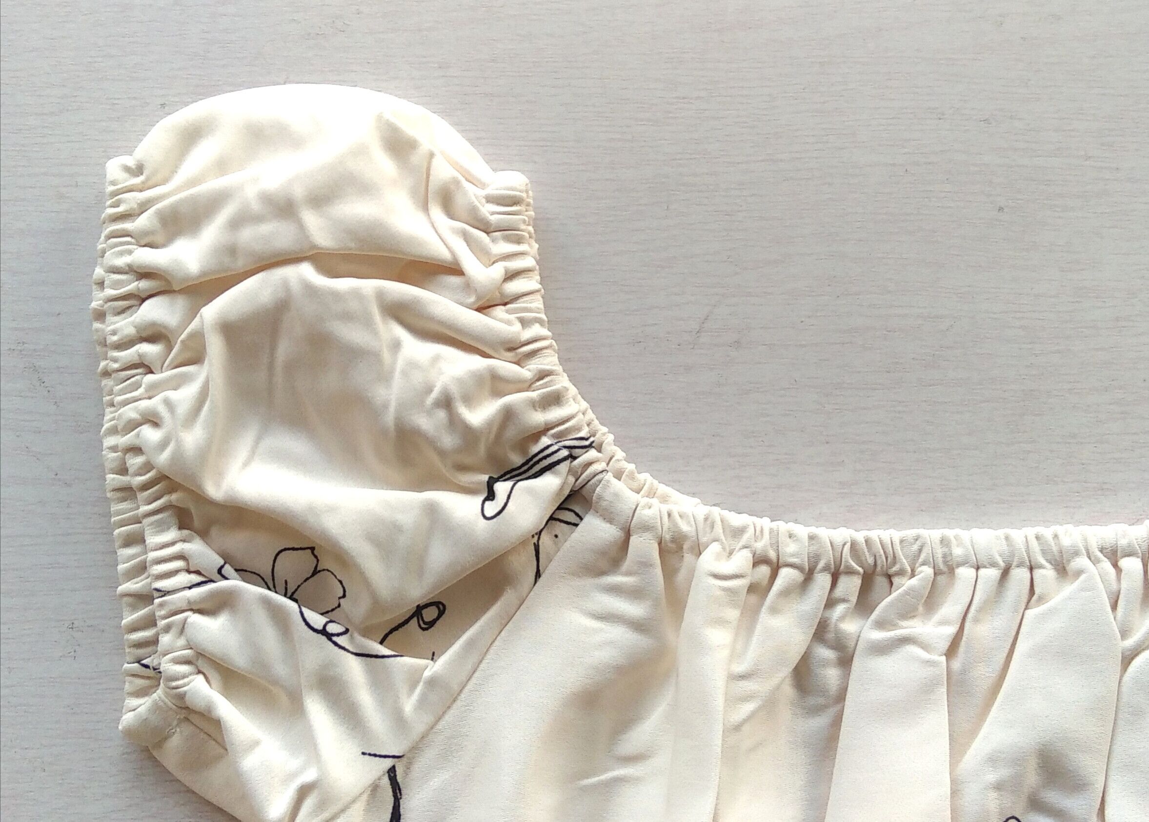 Other Elegant top off shoulder ivory & floral print Size M / US 6-8 / IT 42-44 - 3 Thumbnail