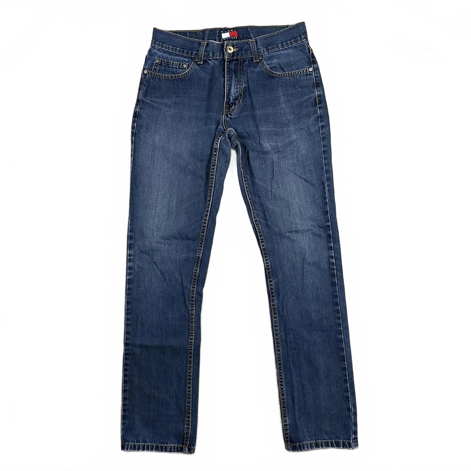 Tommy Hilfiger Tommy Hilfiger Mens Denim Jeans Blue Classic Fit Size US 29 - 1 Thumbnail