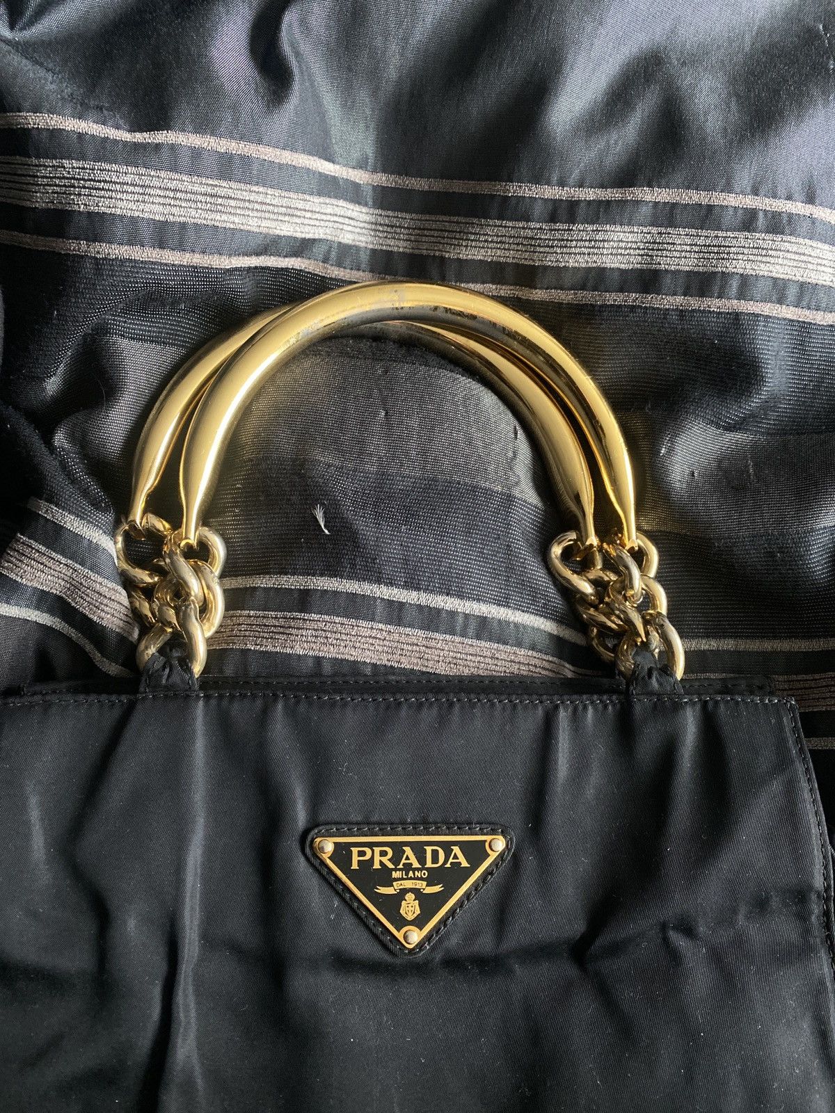 Prada Prada Nylon Handbag Size ONE SIZE - 3 Thumbnail
