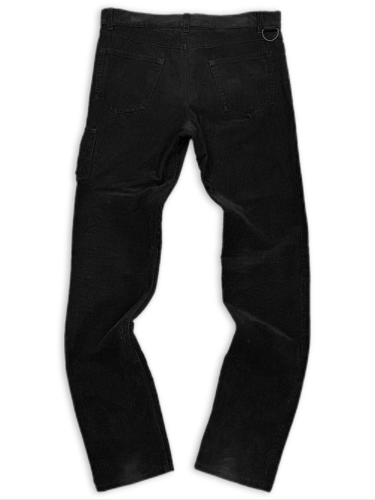 Raf Simons AW04 Raf Simons ‘Waves’ D-Ring Black Corduroy M-A1 Pants Size US 32 / EU 48 - 3 Thumbnail
