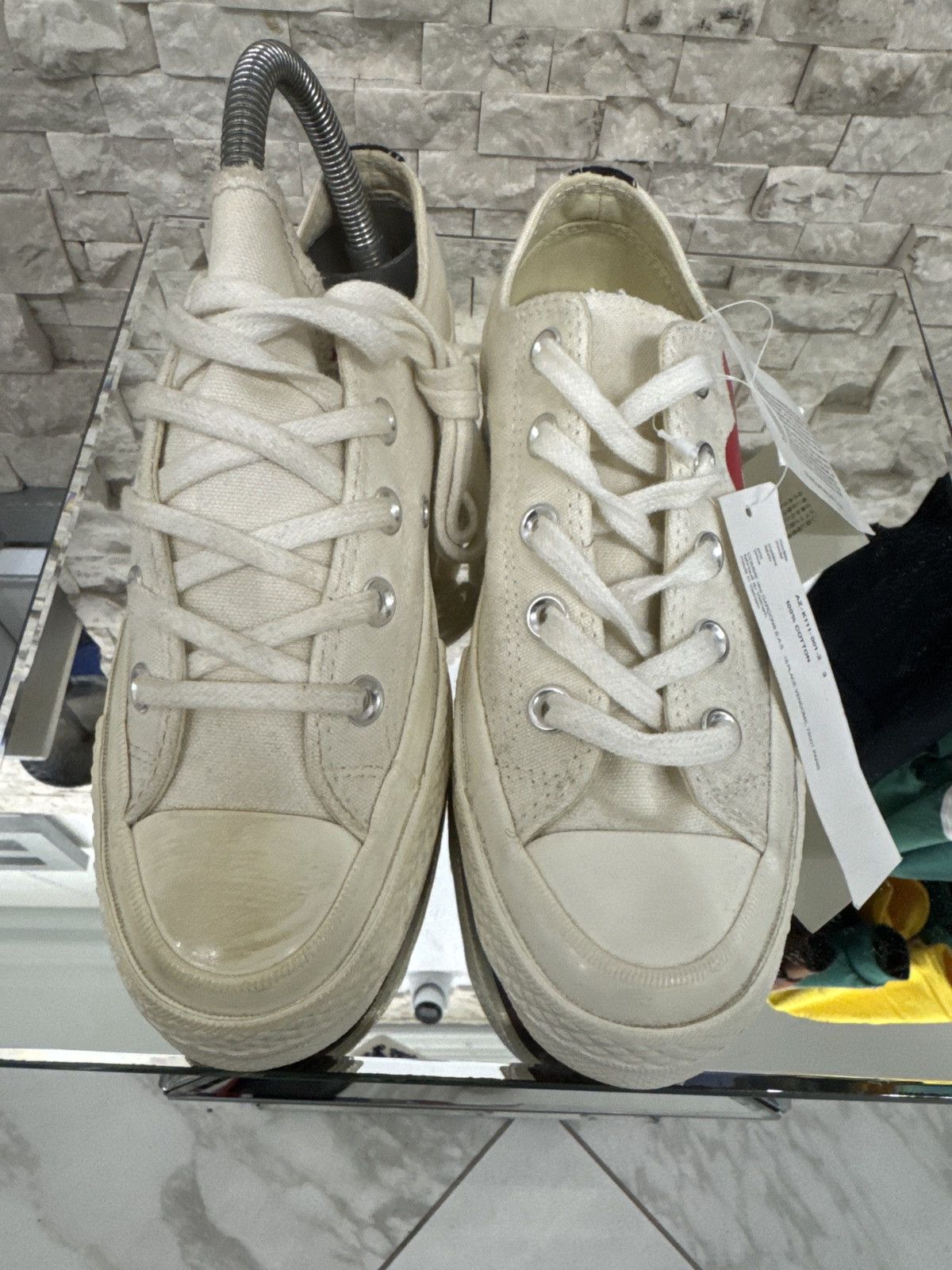Comme des Garcons CDG PLAY x Converse Display Sneakers READ DESCRIPTION Size US 5 / EU 37 - 16 Thumbnail