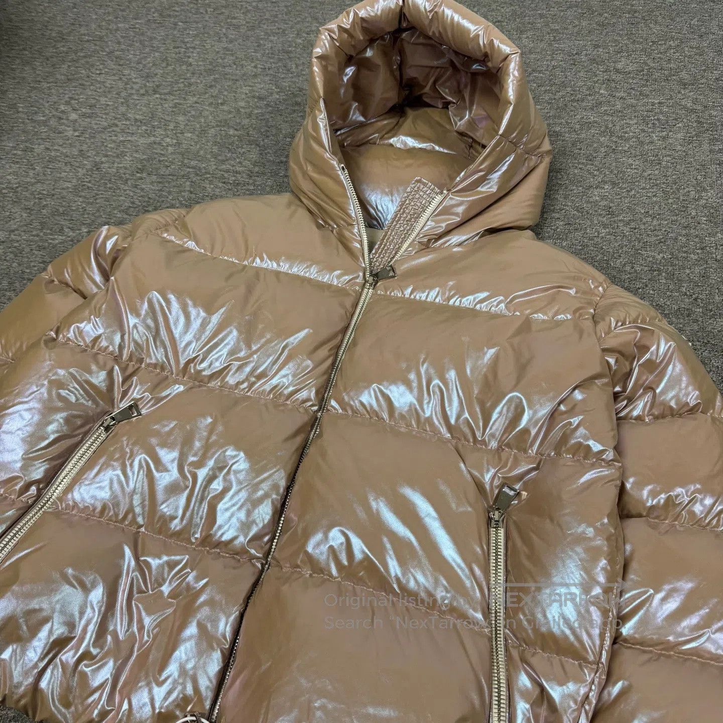 Moncler Moncler Frasne series Mermaid Princess color; hooded down Size L / US 10 / IT 46 - 3 Thumbnail