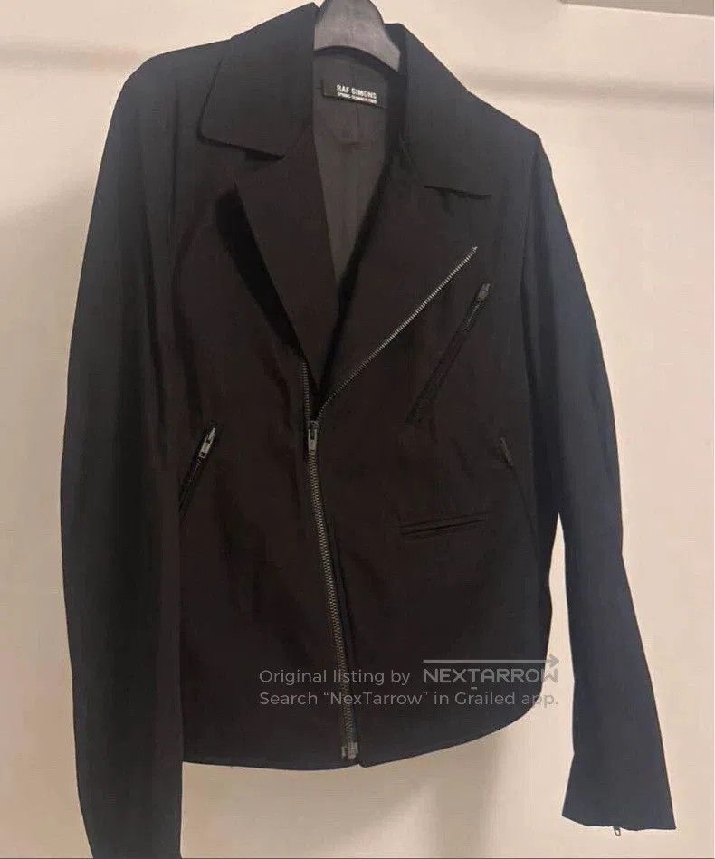 Raf Simons Raf Simons 09ss Leather Biker Jacket . Size US M / EU 48-50 / 2 - 3 Thumbnail