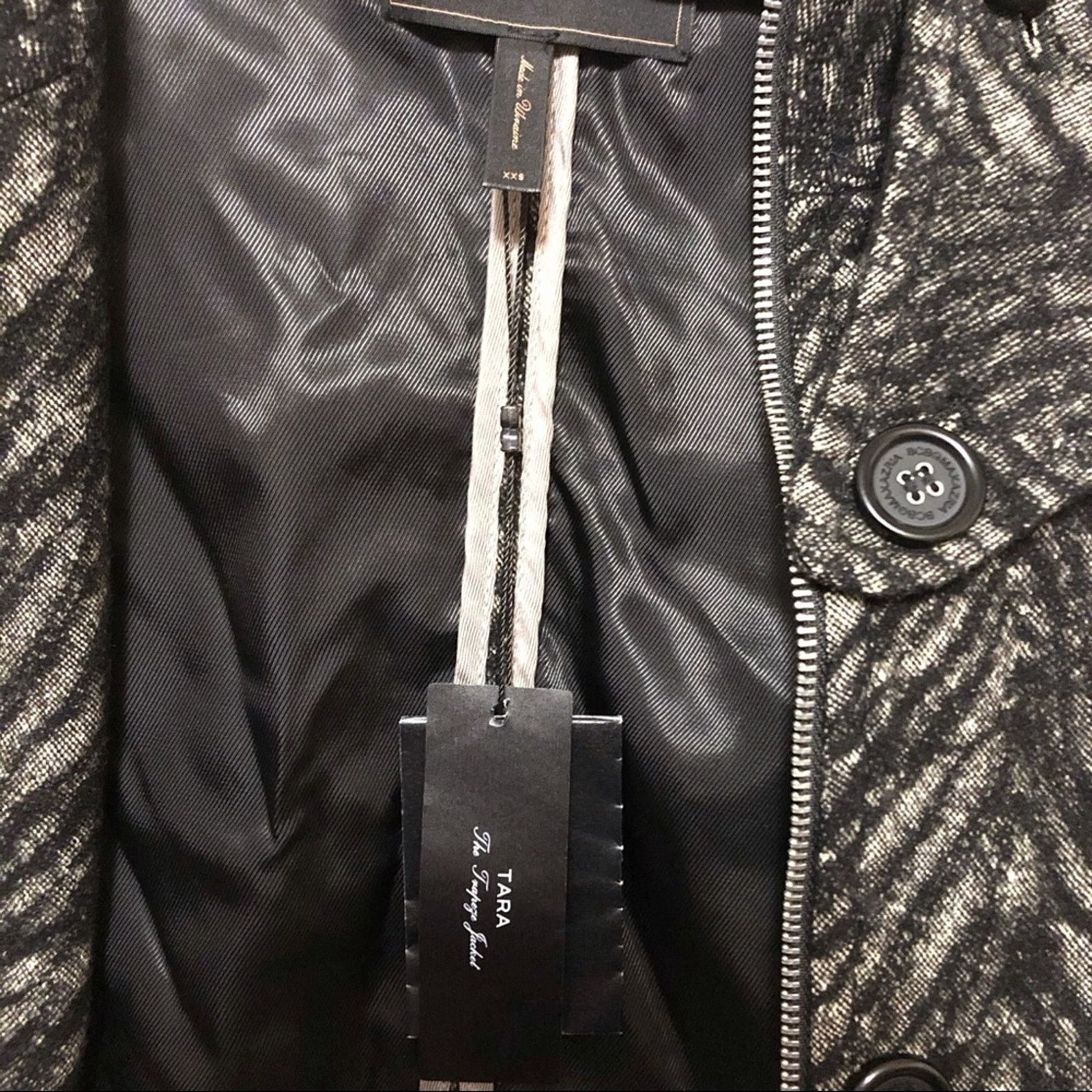 Bcbgmaxazria NWT BCBGMaxazaria trapeze jacket Tara wool xxs Size XXS / US 00 / IT 34 - 5 Thumbnail