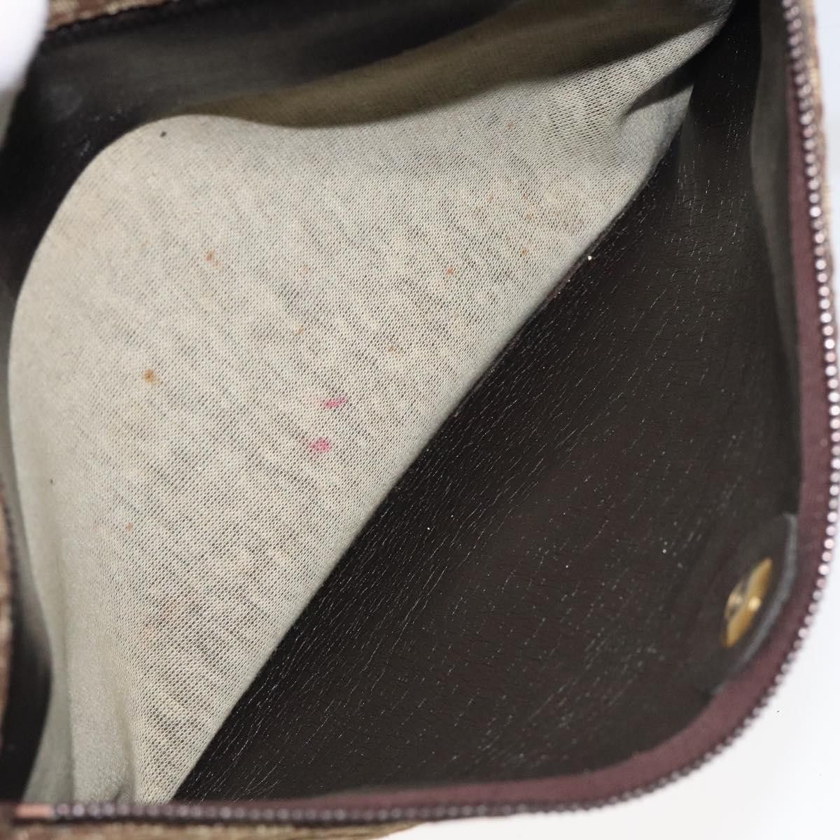 Dior DIOR Trotter Canvas Shoulder Bag Brown Gold Size ONE SIZE - 12 Thumbnail